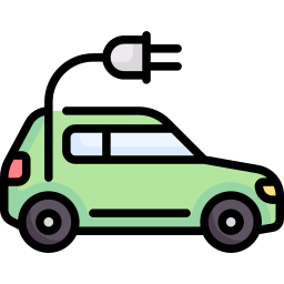 Electric car icon