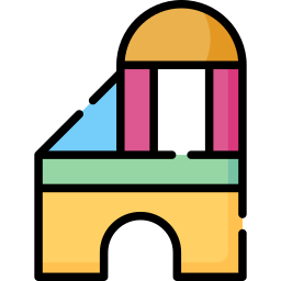 Toy blocks icon