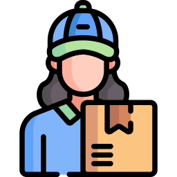 Delivery courier icon