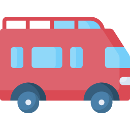 Electric bus icon