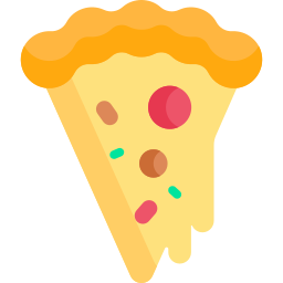 porción de pizza icono