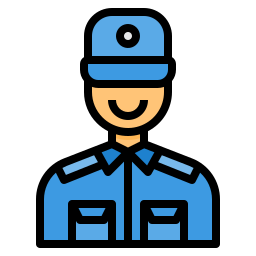 guardia de seguridad icono