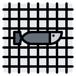rete da pesca icona