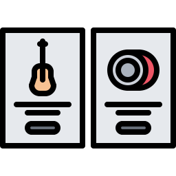 Music instruments icon