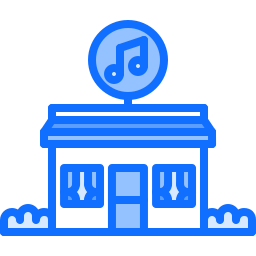 Music shop icon