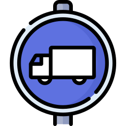 Traffic sign icon