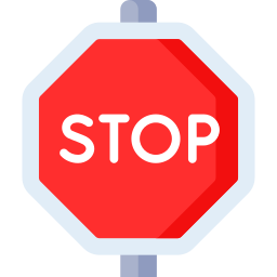 Traffic sign icon