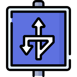 Traffic sign icon