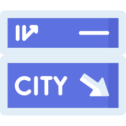 Traffic sign icon