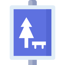 cartello stradale icona