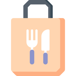 Food delivery icon