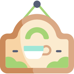 cafetería icono