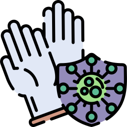 Hand protection icon