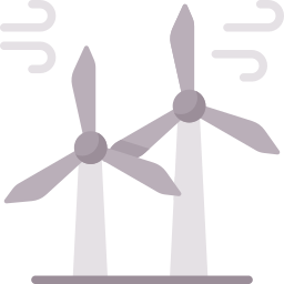 Eolic energy icon