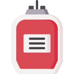 Blood bag icon