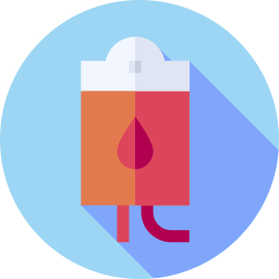 Blood transfusion icon