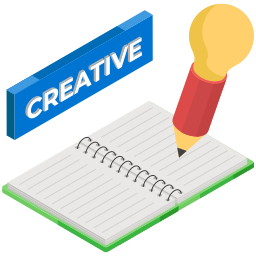 creatief schrijven icoon