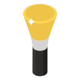 Makeup brushes icon