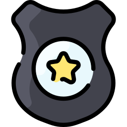 Police badge icon