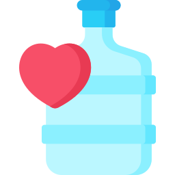 Water donation icon