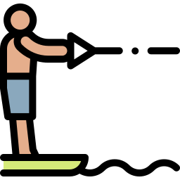 esquí acuático icono