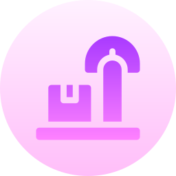 Weight scale icon