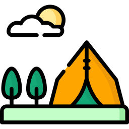 camping zelt icon