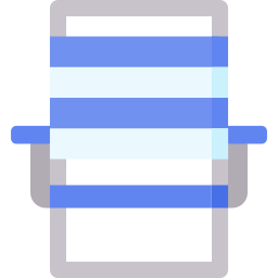 Beach chair icon