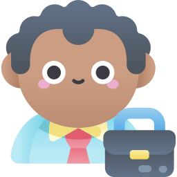 Office worker icon