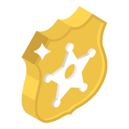 Sheriff badge icon