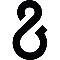 símbolo ampersand icono