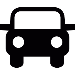 vehículo delantero icono