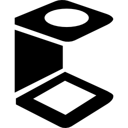 Magnifier lens printing tool icon