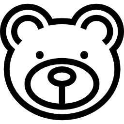 cara de urso Ícone