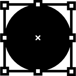 okrągły kształt wektora ikona
