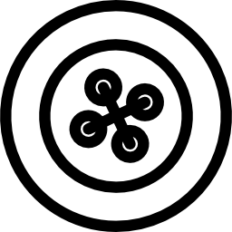 Circular button icon