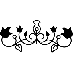 Flowers design icon