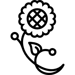 Flower on branch icon