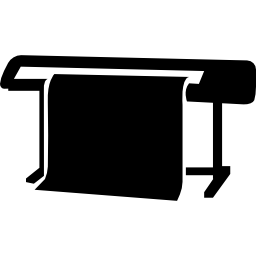 Printing wide format machine icon