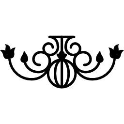 잎과 덩굴 디자인의 로얄 버드 꽃 변형 icon