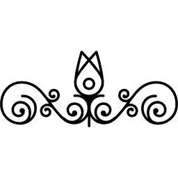 꽃 봉오리 개요 및 덩굴 디자인 icon
