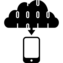 herunterladen von daten aus der cloud auf das tablet icon