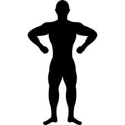 Gymnast silhouette icon