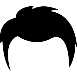 Male short hair shape icon