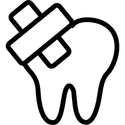 dente ferito icona
