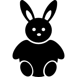 silhouette de lapin Icône