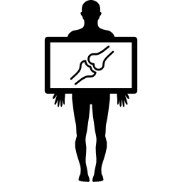 Человек, имеющий рентген костей иконка