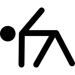 flexión lateral icono