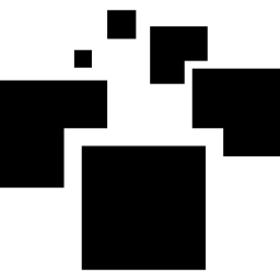 Data random squares icon