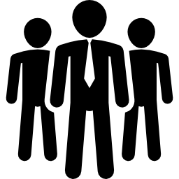 Business male team icon